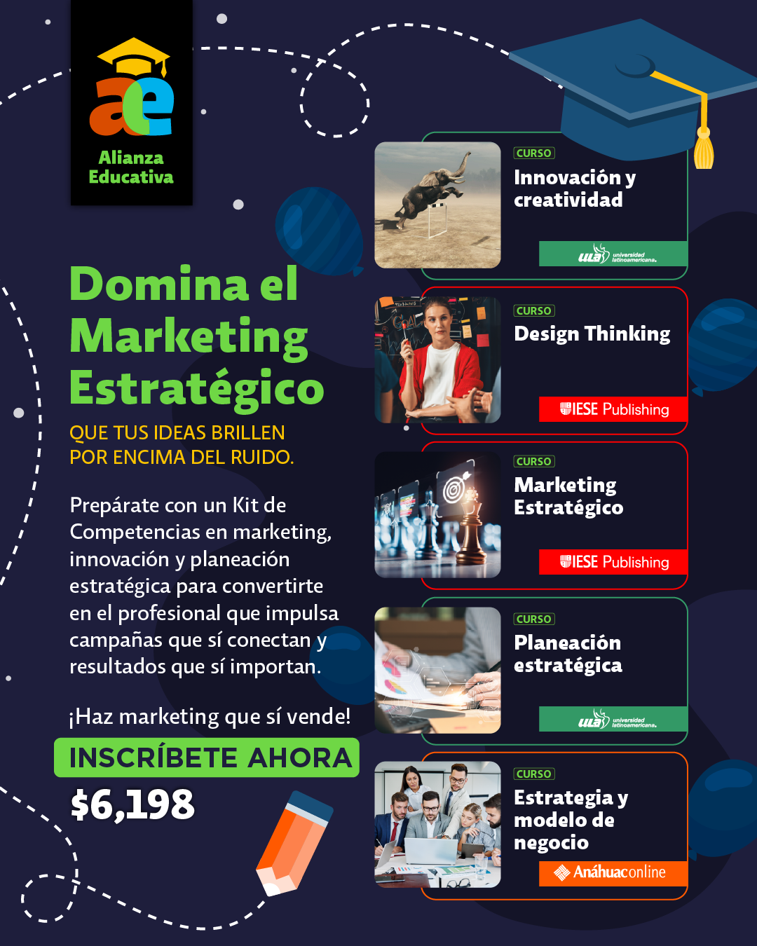 Box de Marketing Estratégico | IESE, ULA y Anáhuac